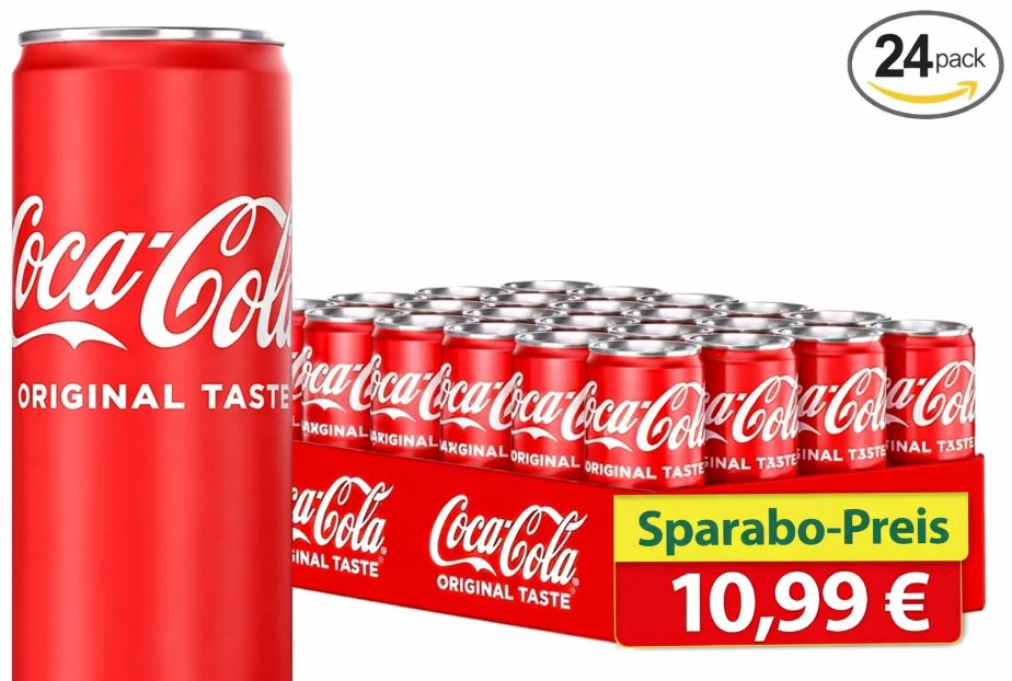 Amazon: 24er-Pack Coca Cola ab 10,99 Euro