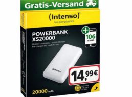 Ebay: Intenso XS 20000 Powerbank für 14,99 Euro frei Haus