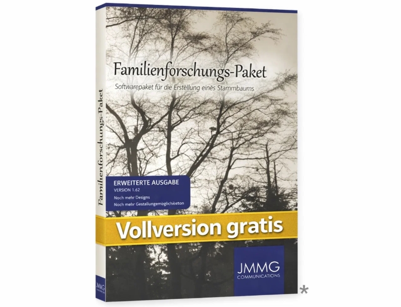 Gratis: Vollversion "Familienforschungs-Paket" zum Nulltarif