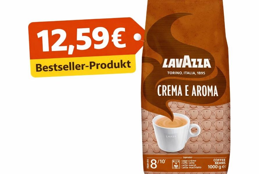 Lavazza: "Crema e Aroma" via Sparabo für 12,59 Euro