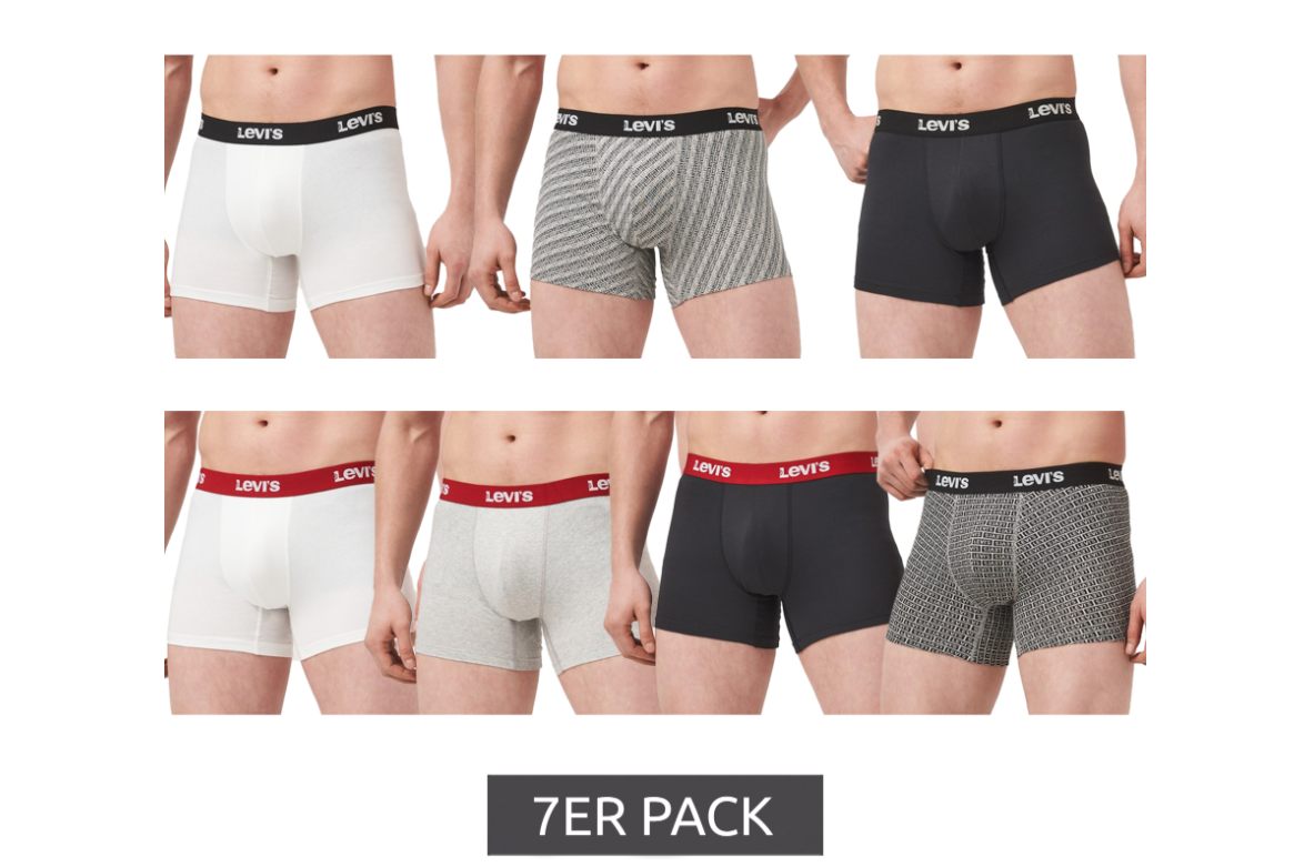 Levi's: Boxershorts im 7er-Pack für 29,99 Euro