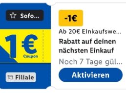 Lidl Plus: Glücksrad und 10 Prozent Extra-Rabatt
