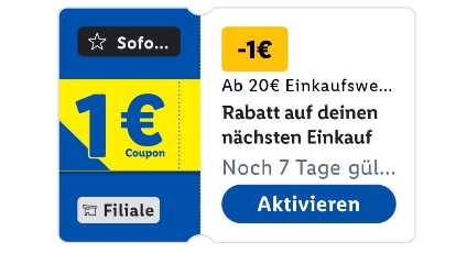 Lidl Plus: Glücksrad und 10 Prozent Extra-Rabatt