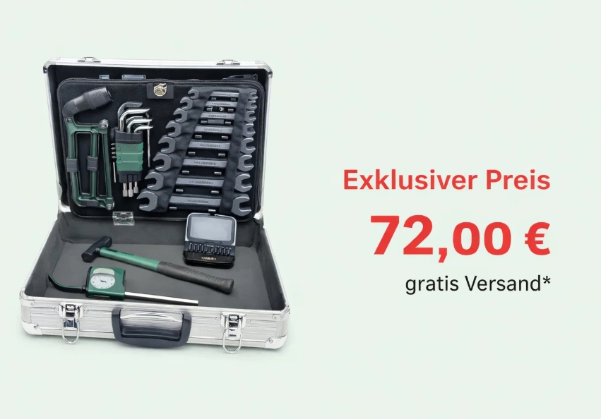 Völkner: Mannesmann-Werkzeugkoffer für 72 Euro frei Haus