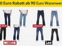 Ebay: Markenjeans mit Extra-Rabatt von 10 Euro