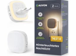 Amazon: Bestseller-Nachtlicht im Doppelpack für 14,51 Euro