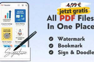 Gratis-App: "PDF Reader & Editor (PRO)" zum Nulltarif