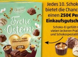 Penny: Gutschein-Ei mit bis zu 250 Euro Wert für 11,99 Euro