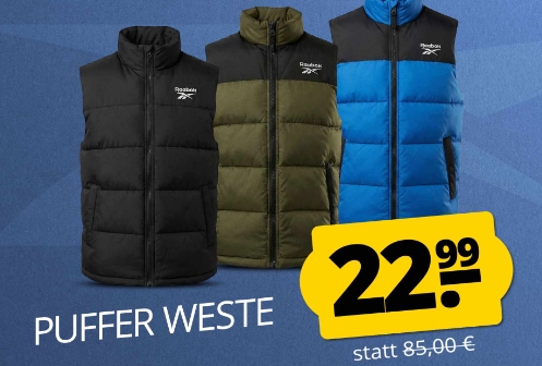 Sportspar: Reebok-Westen für 22,99 Euro