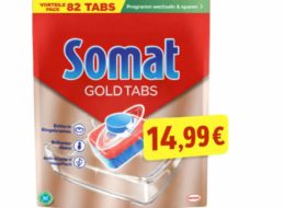 Somat Gold: Spülmaschinentabs bei Outlet46 für 14,99 Euro
