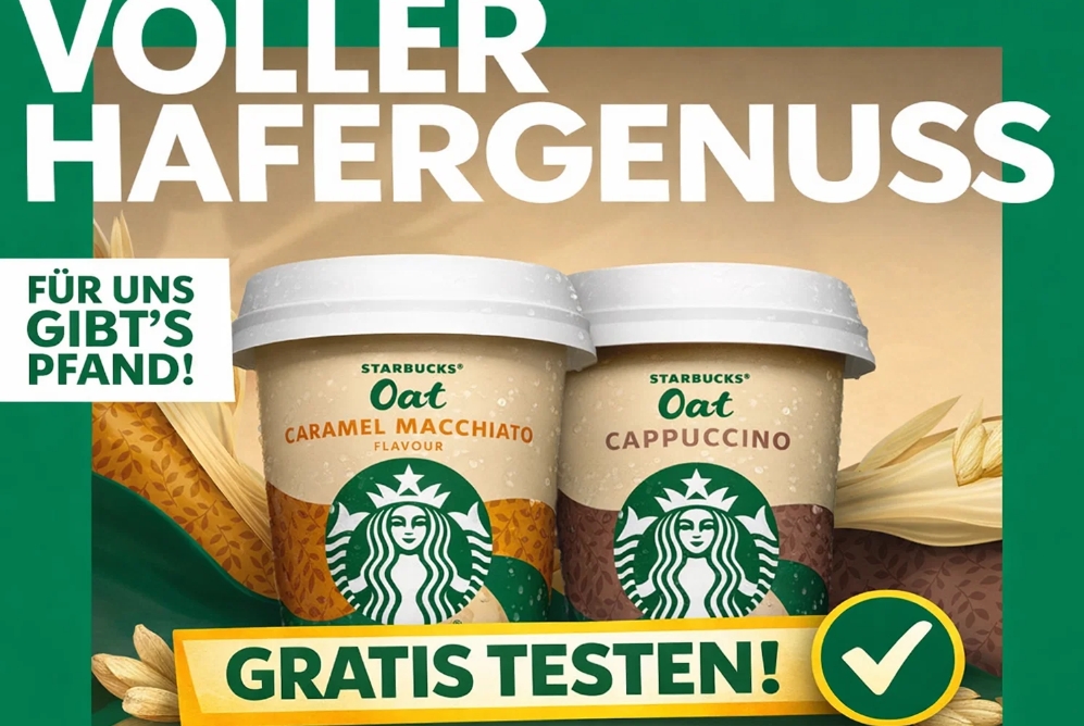 Starbucks: "Oat"-Kaffee dank Cashback zum Nulltarif