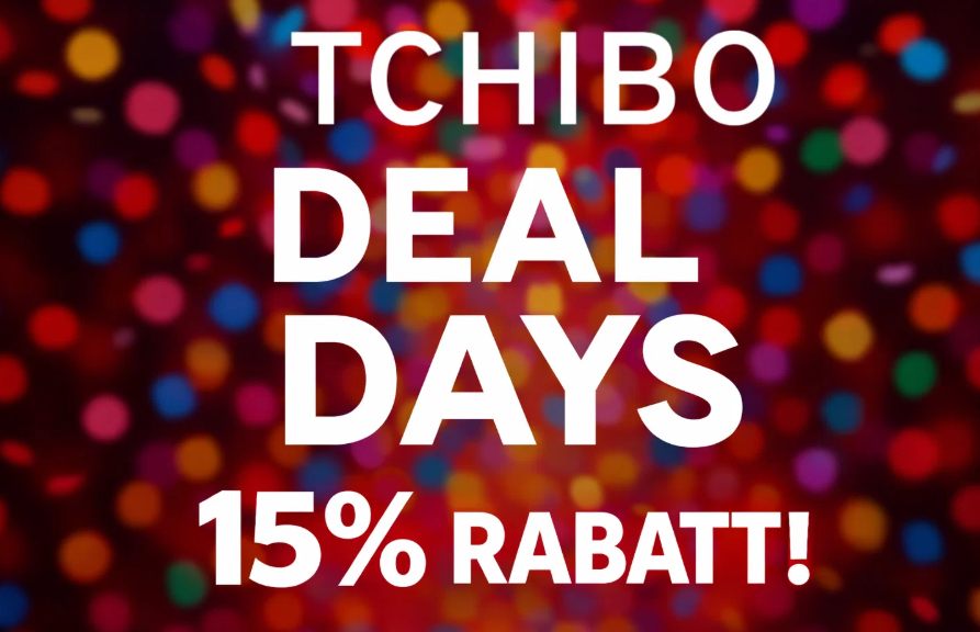 Tchibo: Deal Days mit 15 Prozent Extra-Rabatt