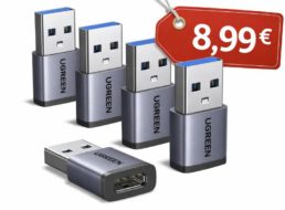 Amazon: 5er-Pack USB-C-Adapter für 8,99 Euro