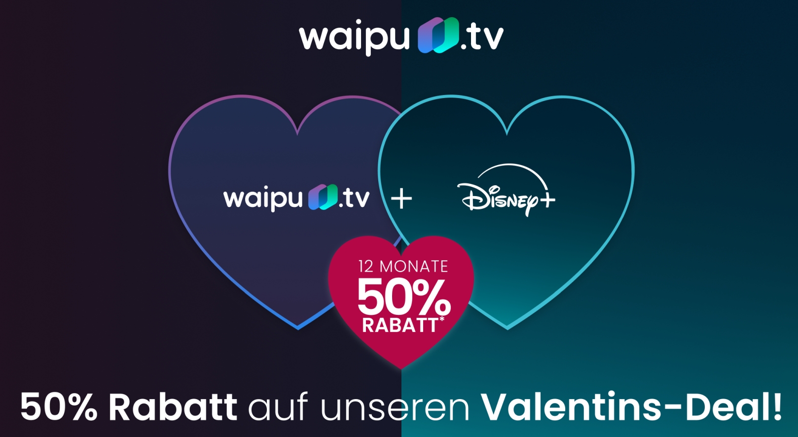 Waipu.tv: Pakete mit Disney+ günstiger als bei Disney selbst