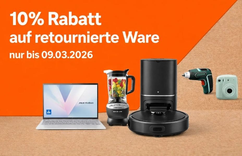 Amazon: Retourenkauf mit zehn Prozent Extra-Rabatt bis Mitternacht