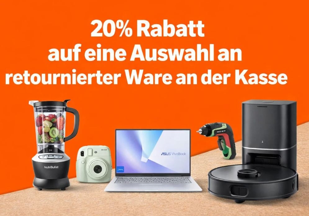 Amazon: 20 Prozent Rabatt auf gebrauchte Markenprodukte