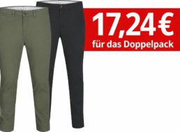 Jack&Jones: Chinos im Doppelpack ab 17,24 Euro