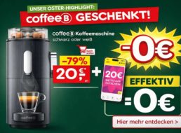 Gratis: Nachhaltige Kaffeemaschine dank Cashback via Netto für 0 Euro