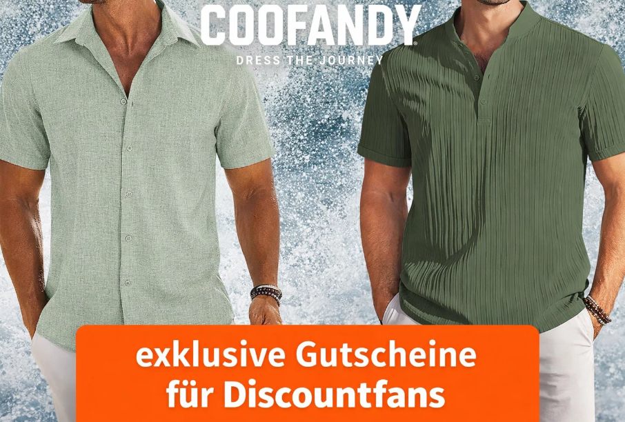 Amazon: Mode von Coofandy mit Extra-Rabatt
