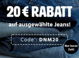 Denimfy: 20 Euro Jeans-Rabatt ab 100 Euro Warenwert