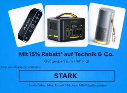 Ebay: 15 Prozent Technik-Rabatt auf 1200 Produkte