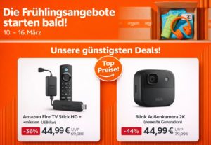 Amazon: Frühlingsangebote ab 10. März 2026