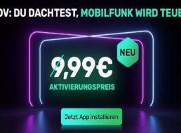 Funk: Täglich kündbarer Tarif mit nur noch 99 Cent Einrichtungsgebühr