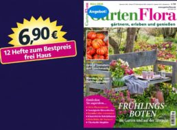 Gartenflora: Jahresabo für 6,90 statt 65,40 Euro