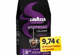 Amazon: „Lavazza Espresso Italiano Cremoso“ für 9,74 Euro