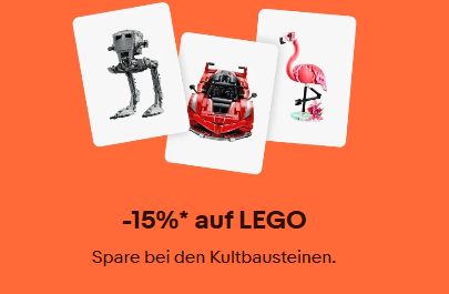 Ebay: 15 Prozent Lego-Rabatt bis 18. März
