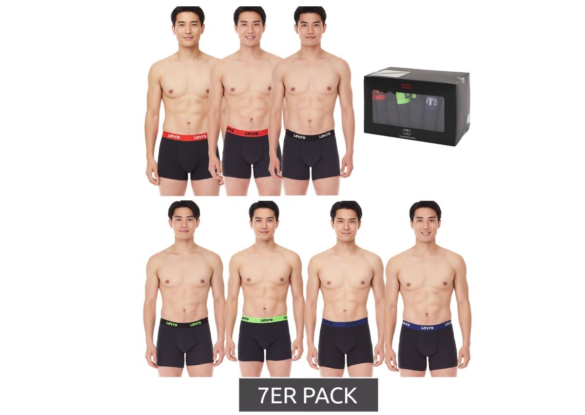 Levi's: Boxershorts im 7er-Pack für 29,99 Euro