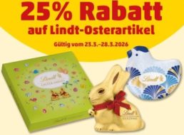 Penny: Osterartikel von Lindt mit 25 Prozent Rabatt