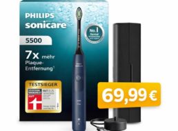 Testsieger: Schallzahnbürste Philips Sonicare 5500 für 69,99 Euro