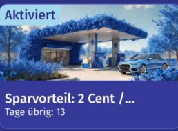 Tankrabatt: 2-3 Cent pro Liter via RYD im März