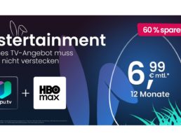 Waipu.tv: Kombi mit „HBO Max“ für 6,99 Euro / Monat