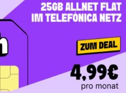 Handyhelden: Allnetflat mit 25 GByte 5G-Volumen für 4,99 Euro