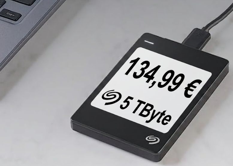 Amazon: Seagate Portable mit 5 TByte für 134,99 Euro frei Haus