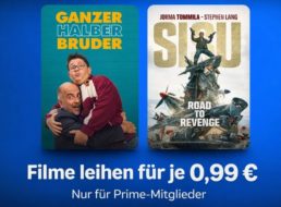 Prime Video: Filme für 99 Cent leihen bis Sonntag