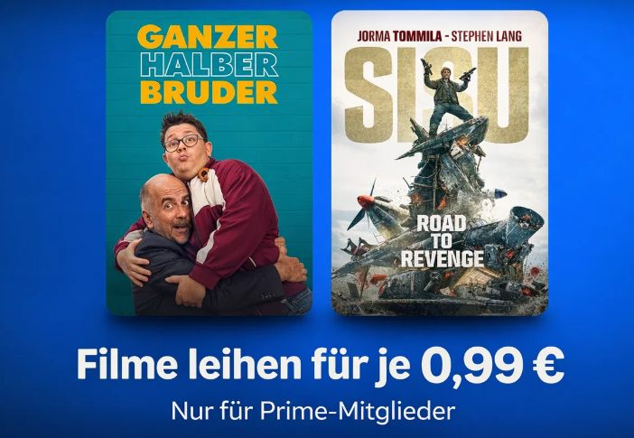 Prime Video: Filme für 99 Cent leihen bis Sonntag