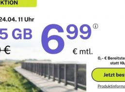 Bigsim: Allnet-Flat mit 25 GByte LTE-Volumen für 6,99 Euro