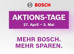 Amazon: Bosch-Aktionstage mit zahlreichen Schnäppchen