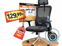 Testsieger: Ergonomischer Bürostuhl für 129,99 Euro
