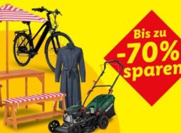 Lidl: Frühlings-Sale mit Travel-Mug und Familienzelt