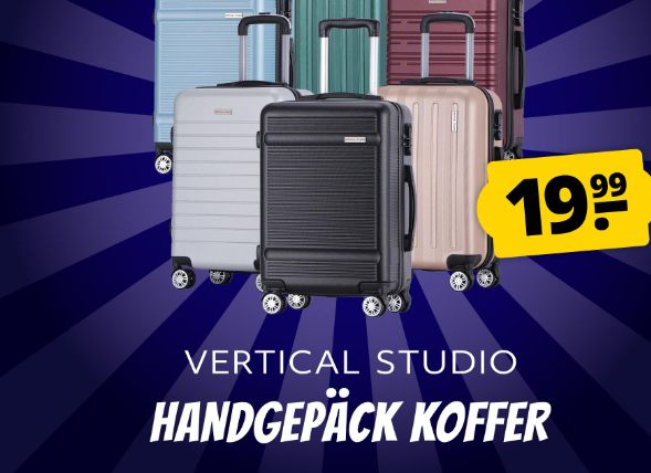 Vertical Studio: Handgepäck-Koffer für 19,99 Euro
