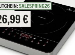 Ebay: „Sehr gute“ Induktionskochplatte für 26,99 Euro frei Haus