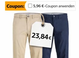Wieder da: Doppelpack Chinos von „Jack&Jones“ für 23,84 Euro