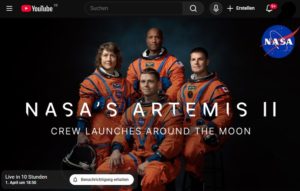 Gratis: Livestream der ersten Mondmission seit 1972