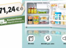 Mini-Kühlschrank: „Comfee RCD50WH2(E)“ für 71,24 Euro