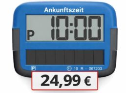 Amazon: Solar-Parkscheibe mit Zulassung für 24,99 Euro