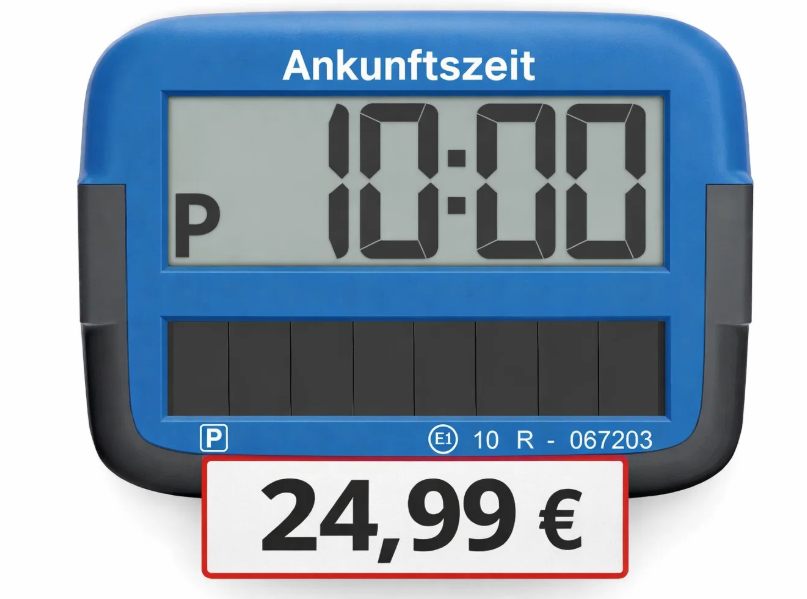 Amazon: Solar-Parkscheibe mit Zulassung für 24,99 Euro